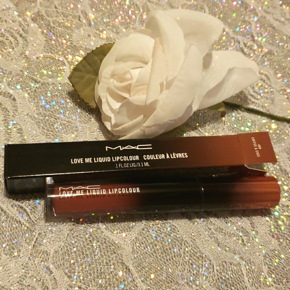 COFFEE AND CIGS MAC Cosmetics Love Me Liquid Lipcolour NWT - Picture 6 of 7